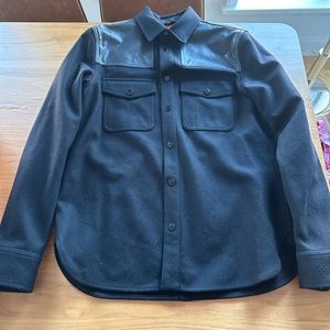 Rag & Bone size large nazy blue / black jacket